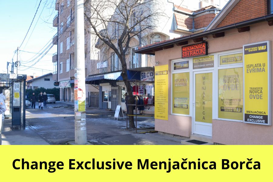 Menjačnica Borča - Uplate, Menjački Poslovi i Platni Promet